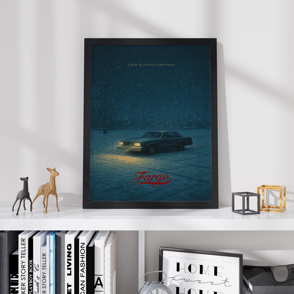 Fargo Coen Brothers Cult Movie Poster - Black Comedy Thriller Print, 90s Cinema Decor, Fan Gift Idea