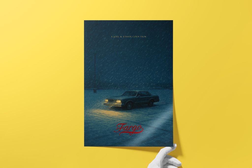Fargo Coen Brothers Cult Movie Poster - Black Comedy Thriller Print, 90s Cinema Decor, Fan Gift Idea