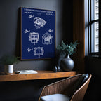 Stage Spot Lamp Patent Print - Vintage Technical Drawing, Industrial Decor, Design Gift Idea (USD260300)