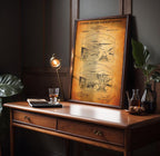Method for Illusory Effects Patent Print - Vintage Technical Drawing, Magic Art, Cinephile Gift Idea (US1093711)