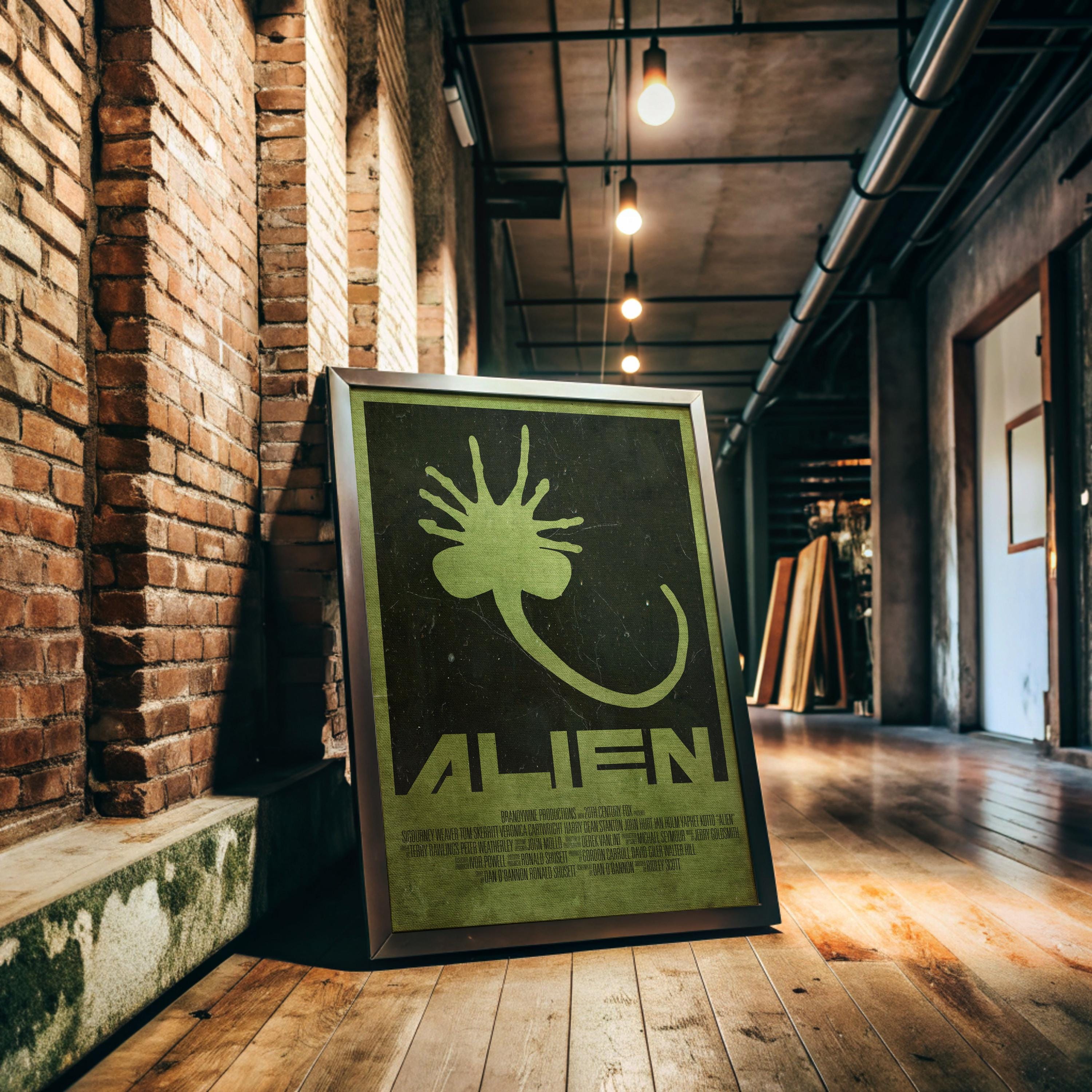 Alien Sci-Fi Movie Poster - Space Horror Print, Ridley Scott Decor, Xenomorph Fan Gift