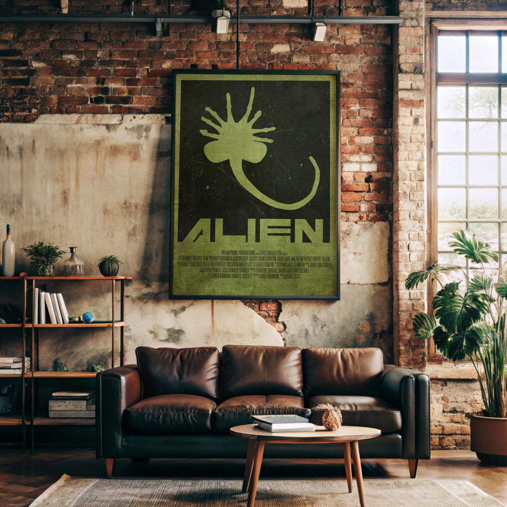 Alien Sci-Fi Movie Poster - Space Horror Print, Ridley Scott Decor, Xenomorph Fan Gift
