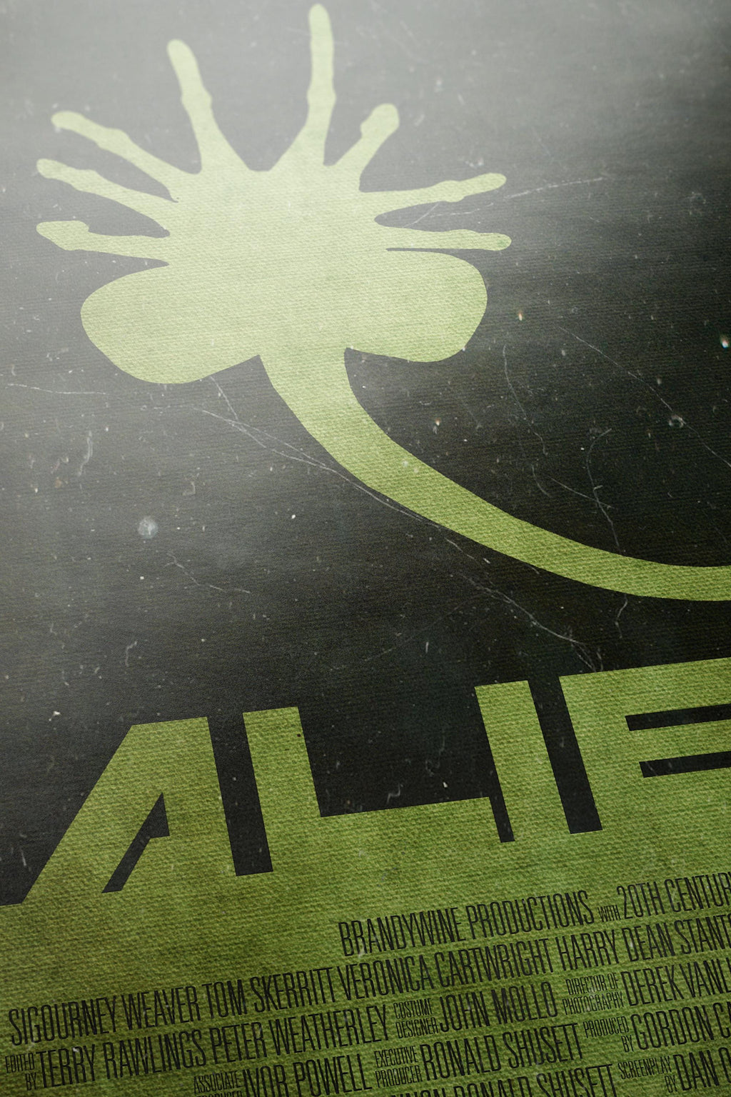 Alien Sci-Fi Movie Poster - Space Horror Print, Ridley Scott Decor, Xenomorph Fan Gift