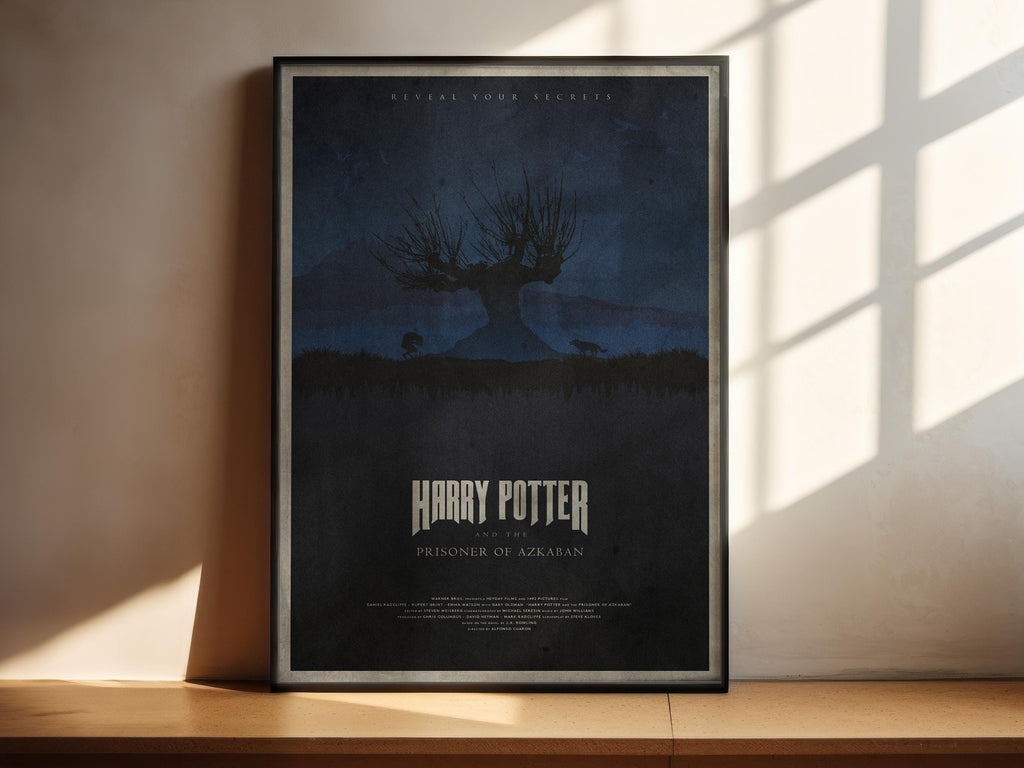 Harry Potter and the Prisoner of Azkaban Poster - Wizarding World Print, Dementor Decor, Sirius Black Fan Gift
