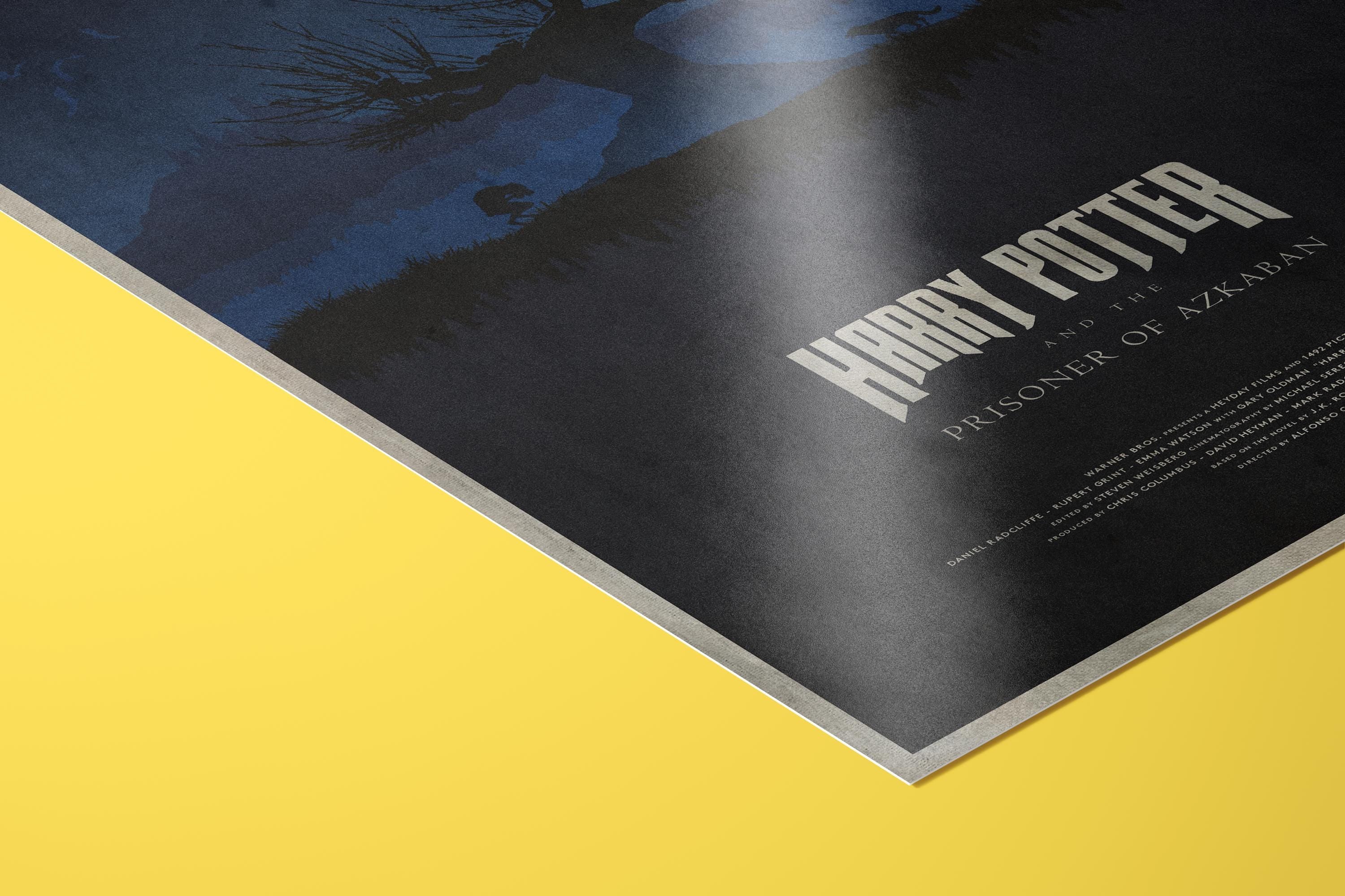 Harry Potter and the Prisoner of Azkaban Poster - Wizarding World Print, Dementor Decor, Sirius Black Fan Gift