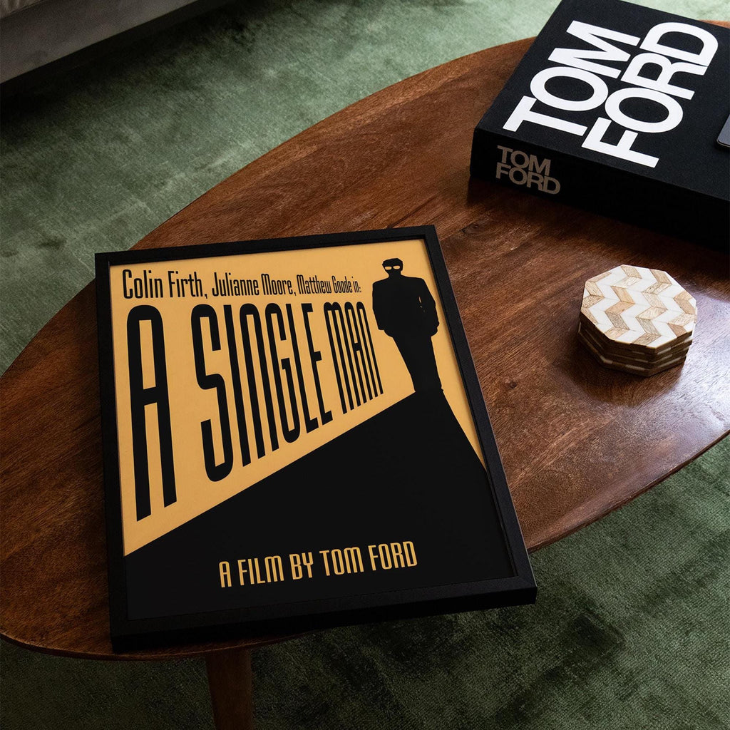 A Single Man Movie Poster - Tom Ford Print, Stylish Drama Decor, 60s Style Cinema Gift