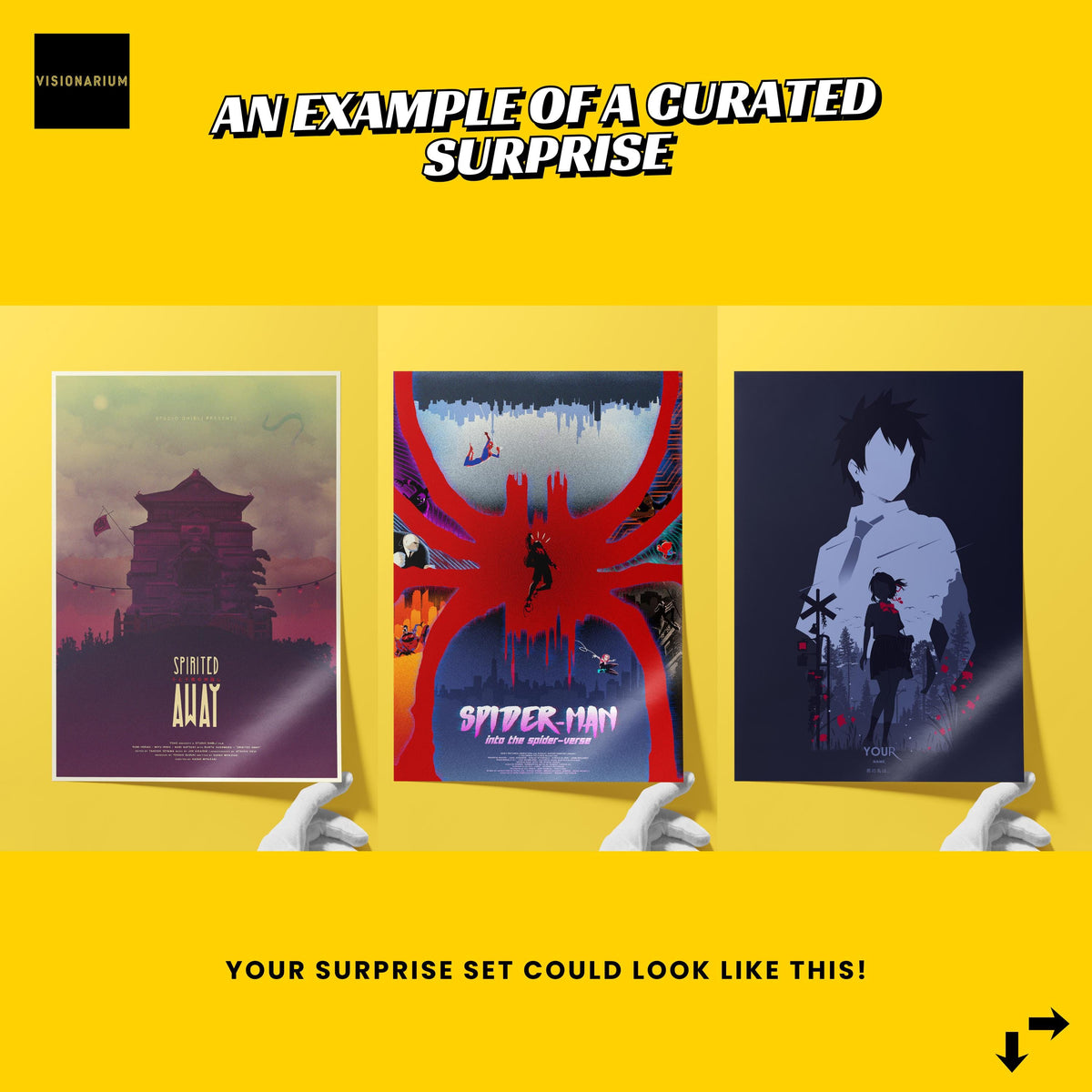 Surprise Set of 3 Posters | 3-for-2 Deal | Movie Lover Gift Idea