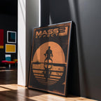 Mass Effect 2 Poster - Sci Fi RPG Gaming Print, Futuristic Wall Art for Gamers, Gift Idea for Video Game Fans