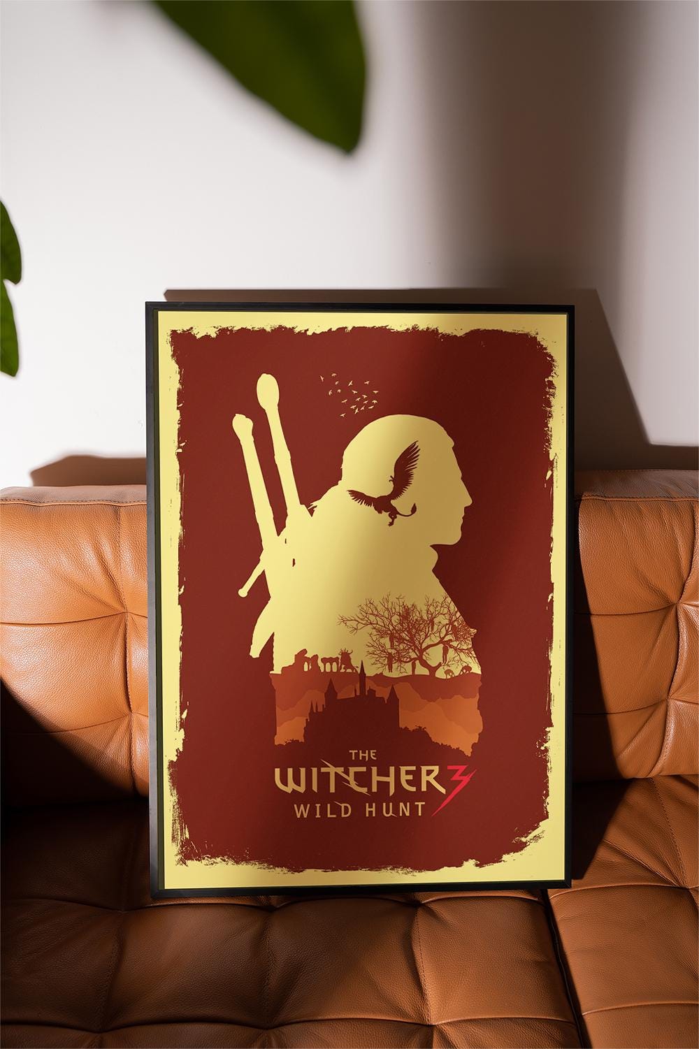 The Witcher 3 Poster - Fantasy Game Wall Art, Geralt of Rivia Print, Perfect Gift for Gamers