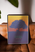 My Neighbor Totoro Poster - Studio Ghibli Art Print, Japanese Anime Wall Decor, Fantasy Gift Idea for Animation Lovers