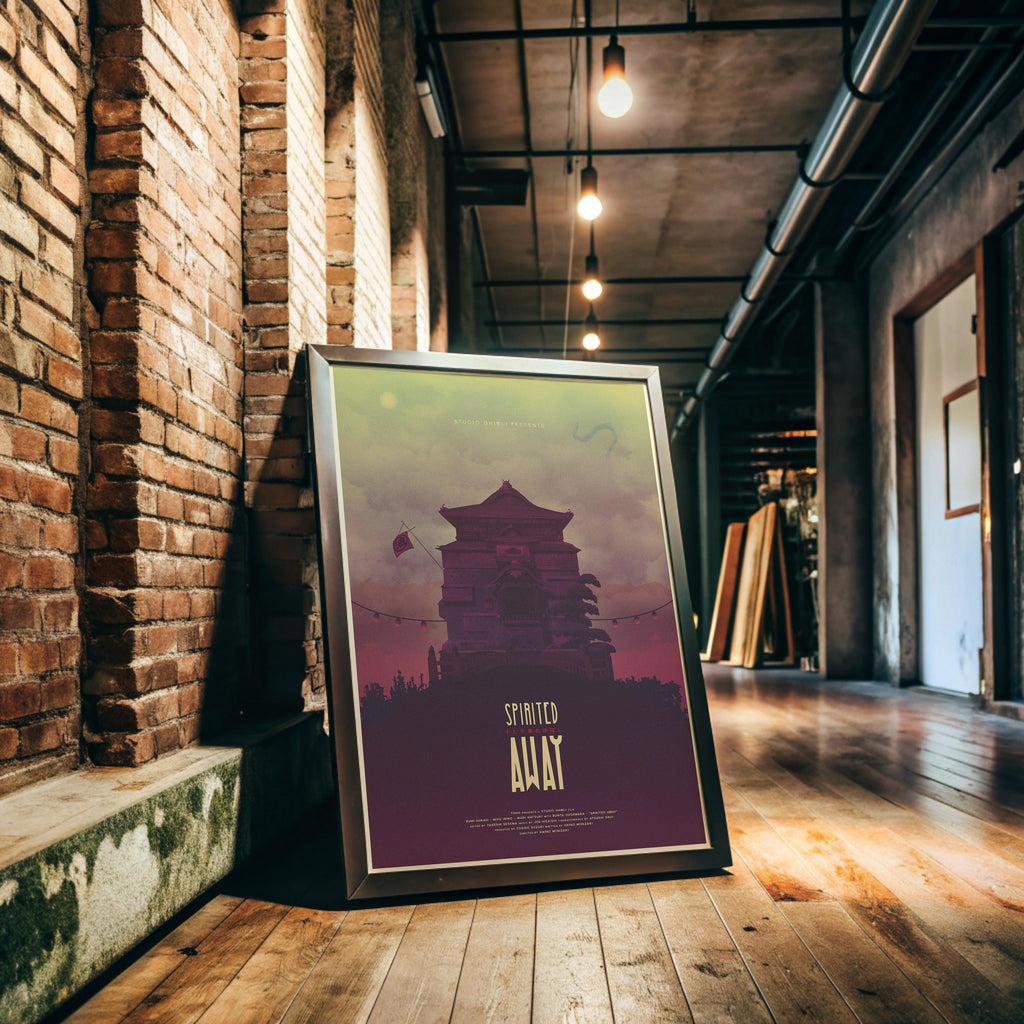 Spirited Away Poster - Studio Ghibli Wall Art, Japanese Anime Print, Miyazaki Fan Gift, Home Decor for Animation Enthusiasts
