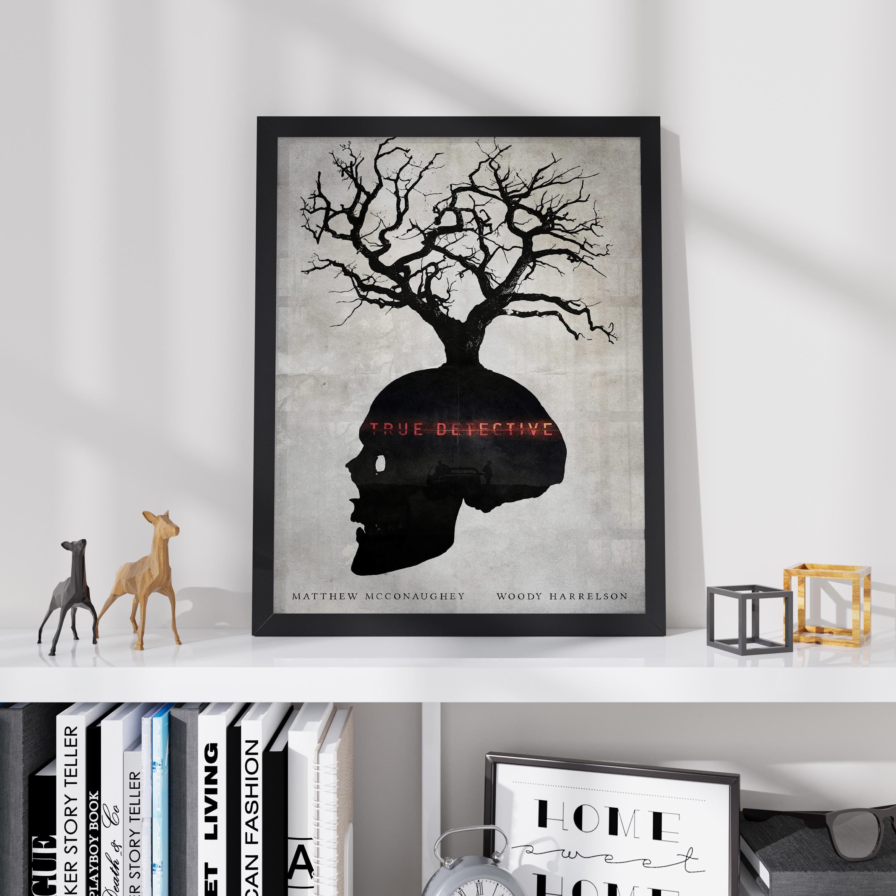 True Detective Poster - Crime Drama Wall Art, Minimalist Print, Gift for TV Show Fans