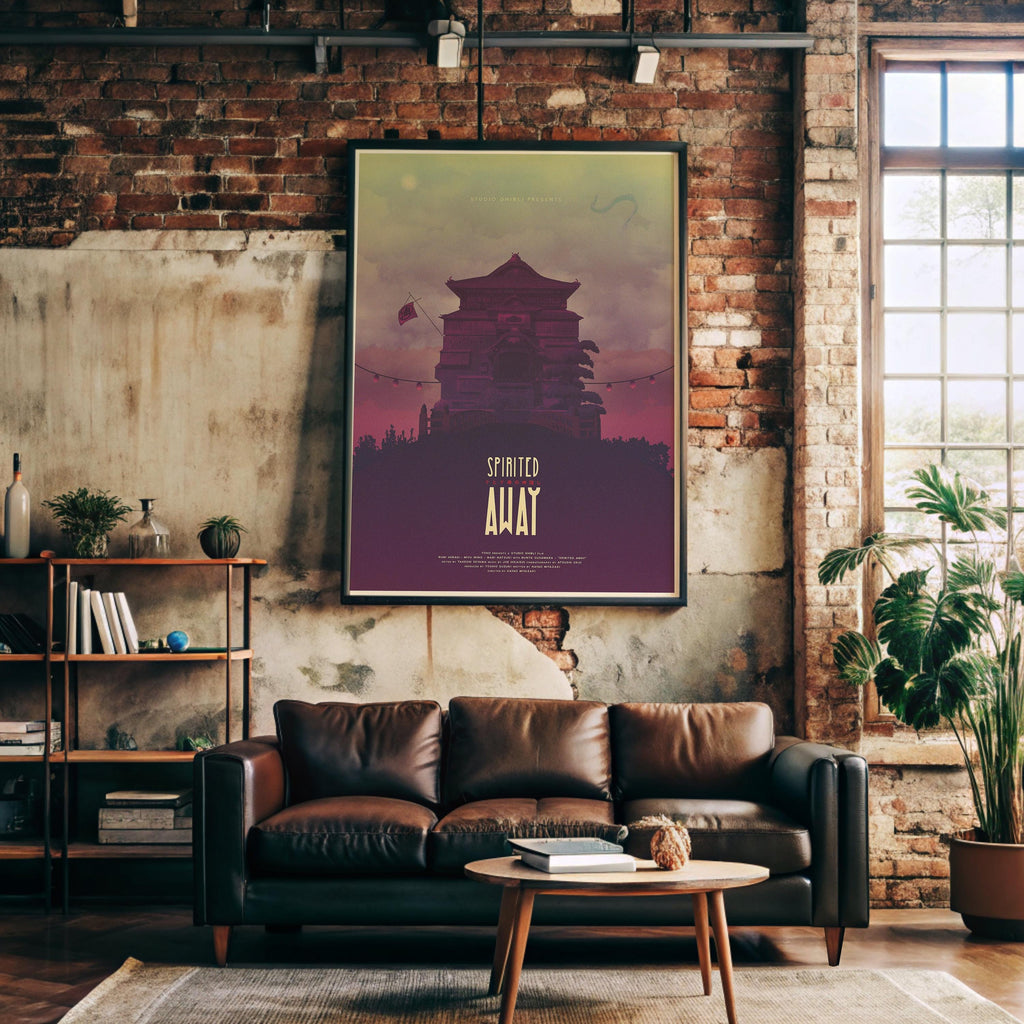 Spirited Away Poster - Studio Ghibli Wall Art, Japanese Anime Print, Miyazaki Fan Gift, Home Decor for Animation Enthusiasts
