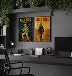 Kill Bill Vol 1 and 2 Movie Poster Set [AMV]