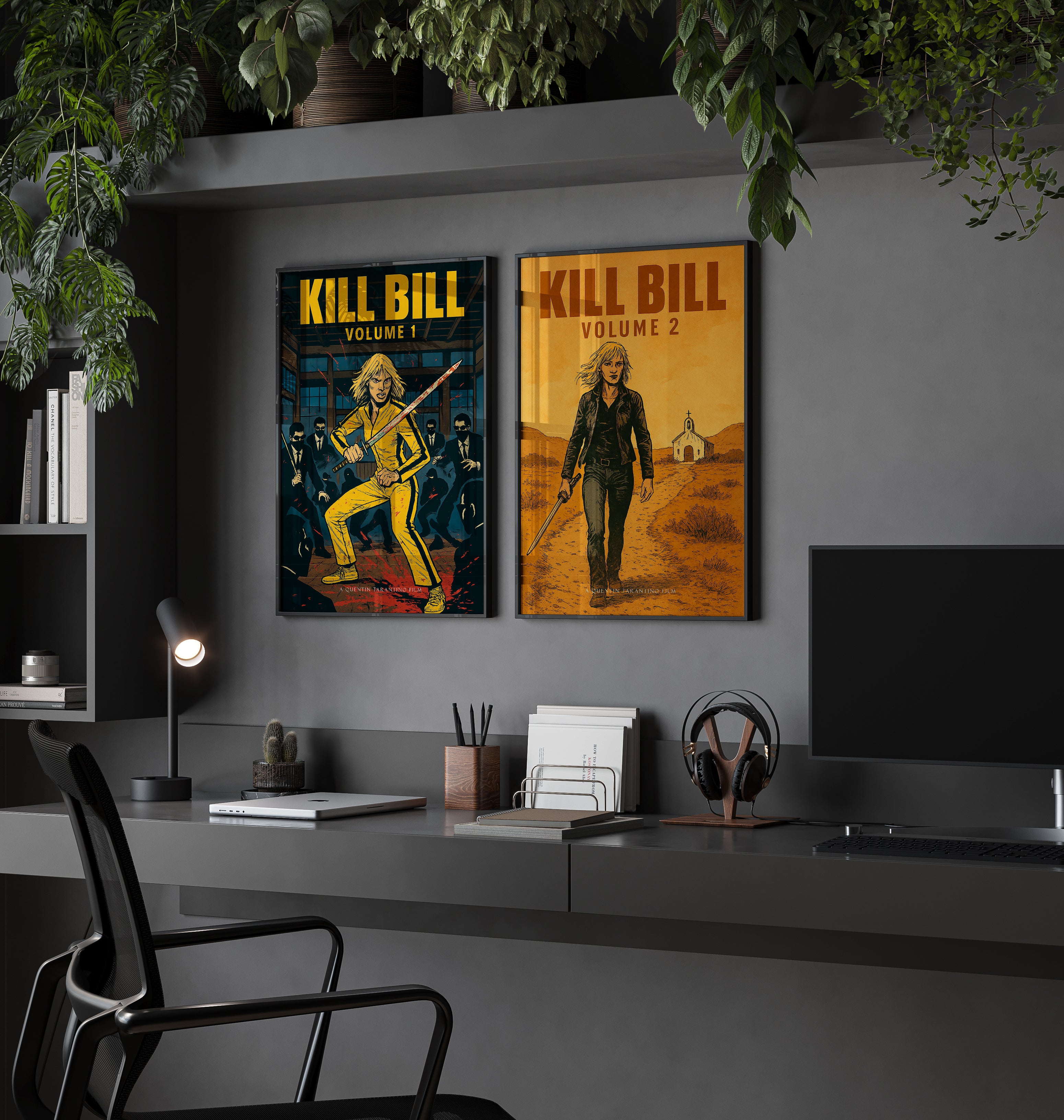 Kill Bill Vol 1 and 2 Movie Poster Set [AMV]