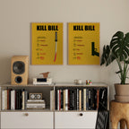 Kill Bill Vol 1 and 2 Minimalist Movie Poster Set [AMV]
