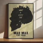 Mad Max Fury Road Movie Poster - Post Apocalyptic Action Print, George Miller Cult Film Decor, Saga Fan Gift
