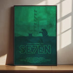 Se7en Movie Thriller Poster - Seven Deadly Sins Print, Cult Cinema Wall Decor, David Fincher Fan Gift