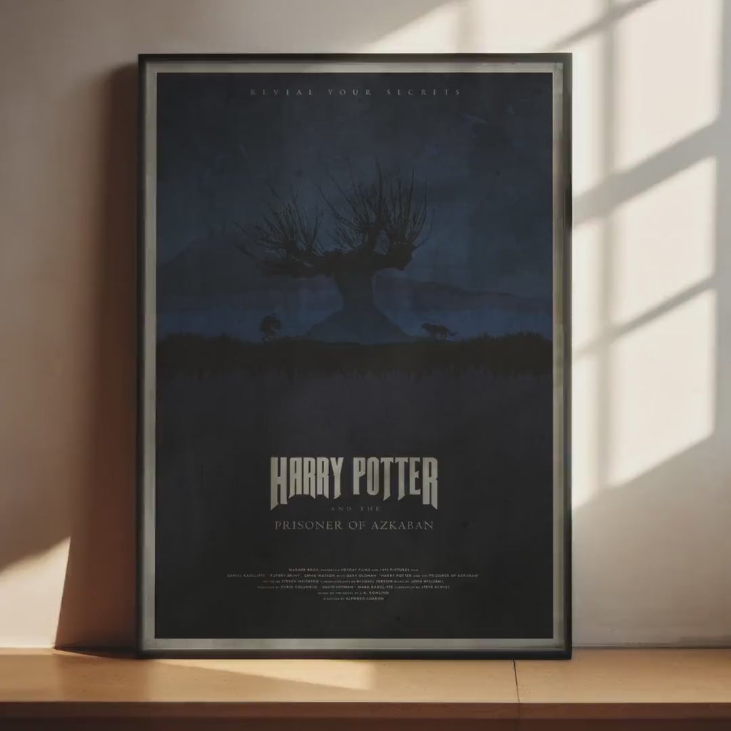 Harry Potter and the Prisoner of Azkaban Poster - Wizarding World Print, Dementor Decor, Sirius Black Fan Gift