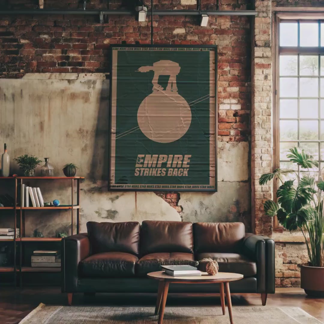 Star Wars: Episode V - The Empire Strikes Back Movie Poster - Sci Fi Classic Wall Art, Space Adventure Print, Nostalgic Movie Gift for Fans