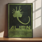 Alien Sci-Fi Movie Poster - Space Horror Print, Ridley Scott Decor, Xenomorph Fan Gift