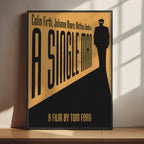 A Single Man Movie Poster - Tom Ford Print, Stylish Drama Decor, 60s Style Cinema Gift
