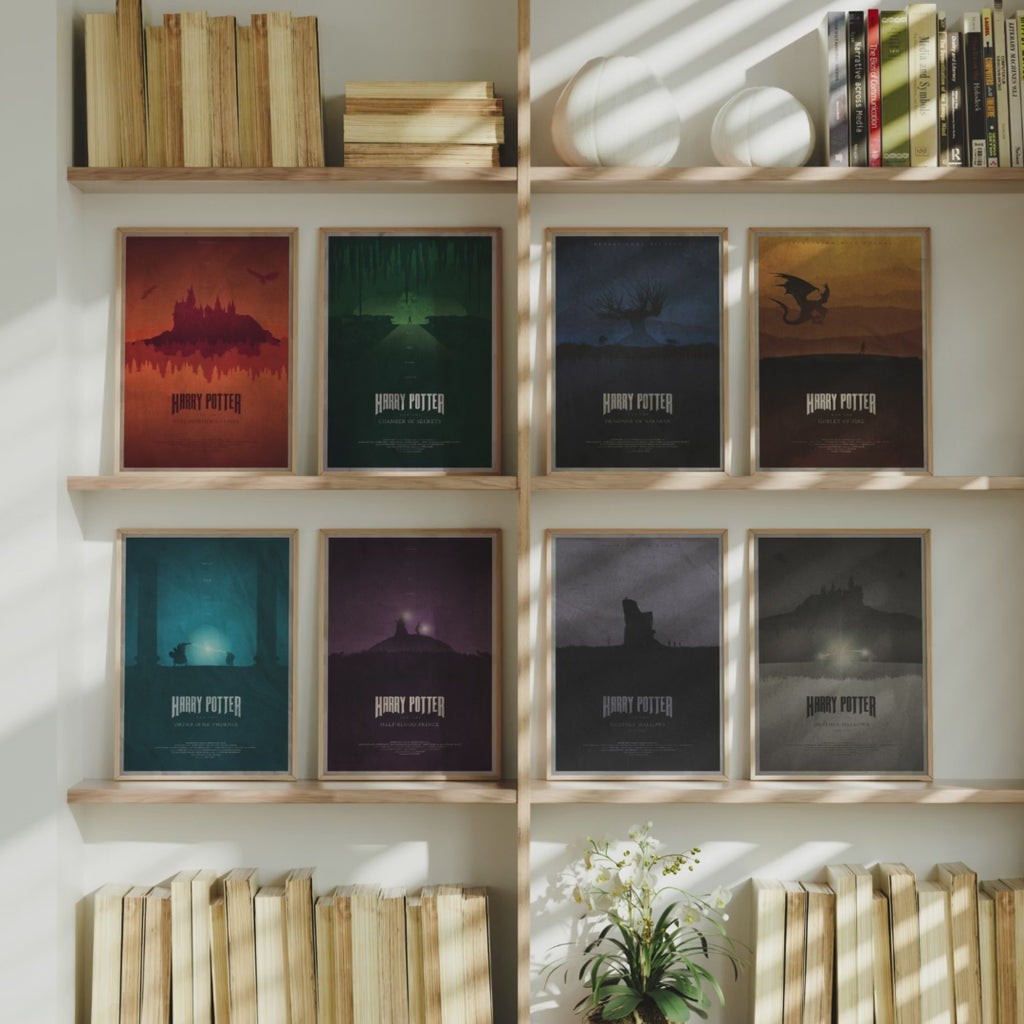 Harry Potter The Complete Saga - Movie Poster Set of 8 [Edward]