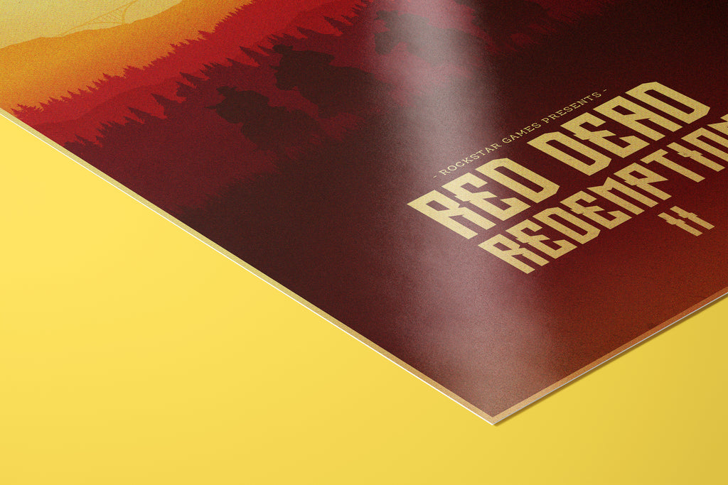Red Dead Redemption 2 Video Game Poster [Edward]