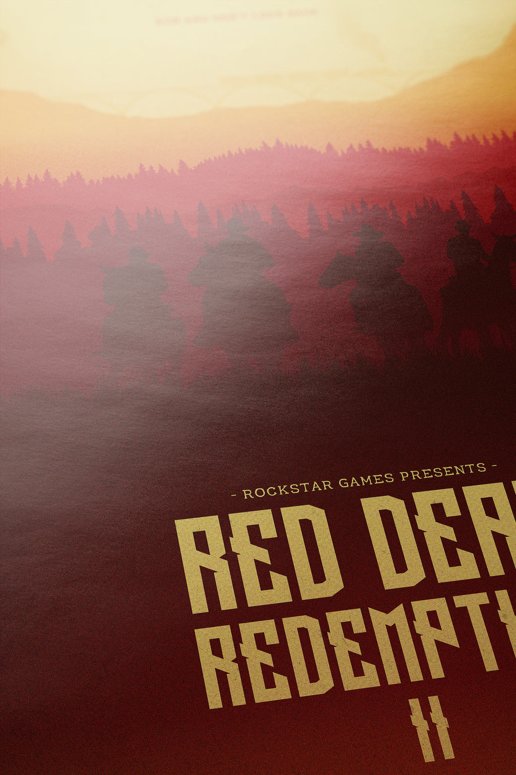 Red Dead Redemption 2 Video Game Poster [Edward]