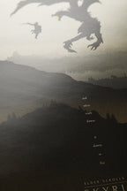 Elder Scrolls V Skyrim Video Game Poster [Edward]