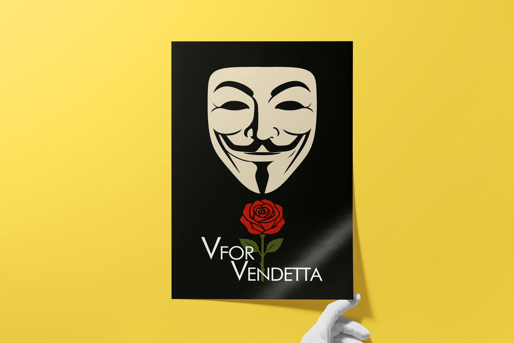 V for Vendetta Minimalist Movie Poster [AMV]