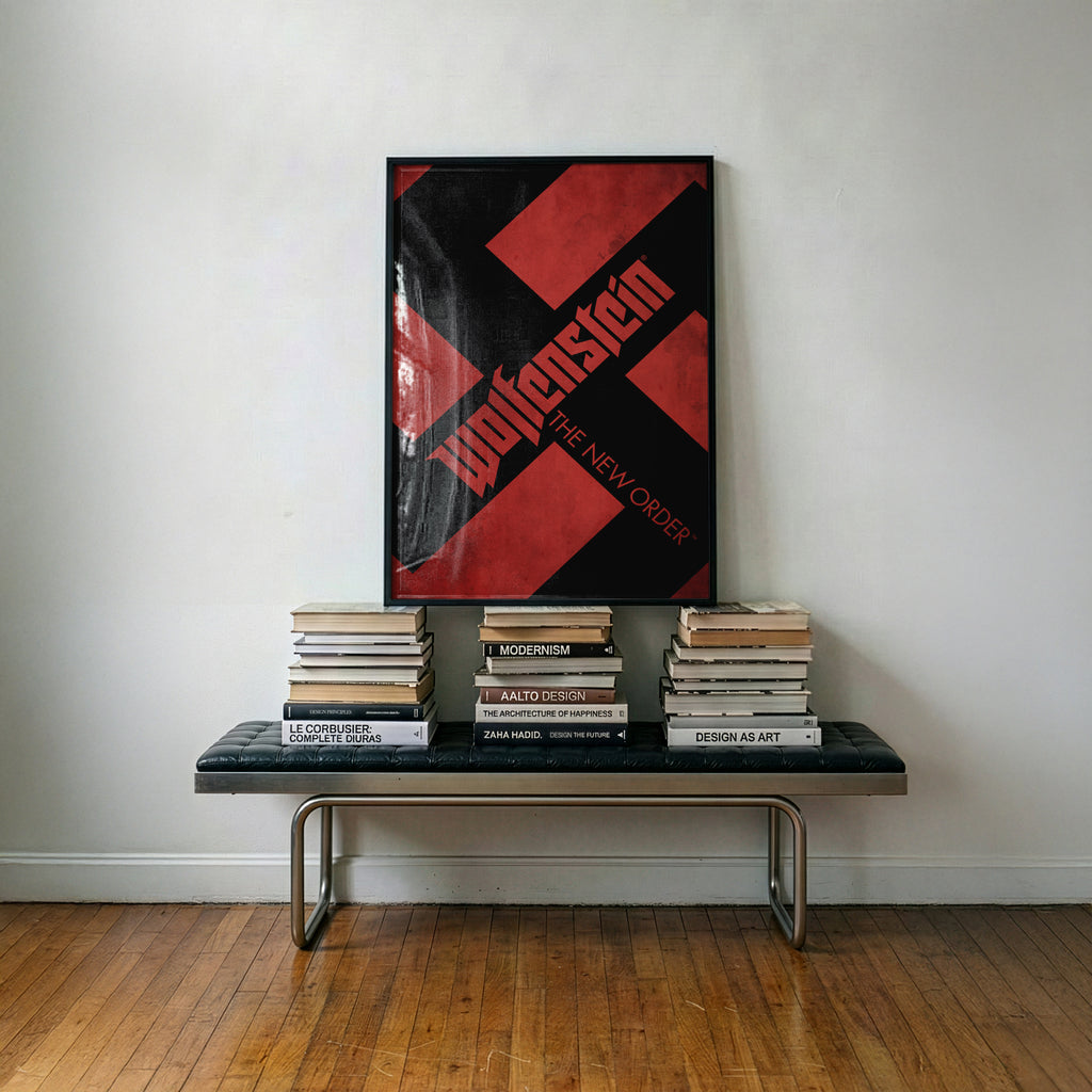 Wolfenstein The New Order Video Game Poster [Edward]