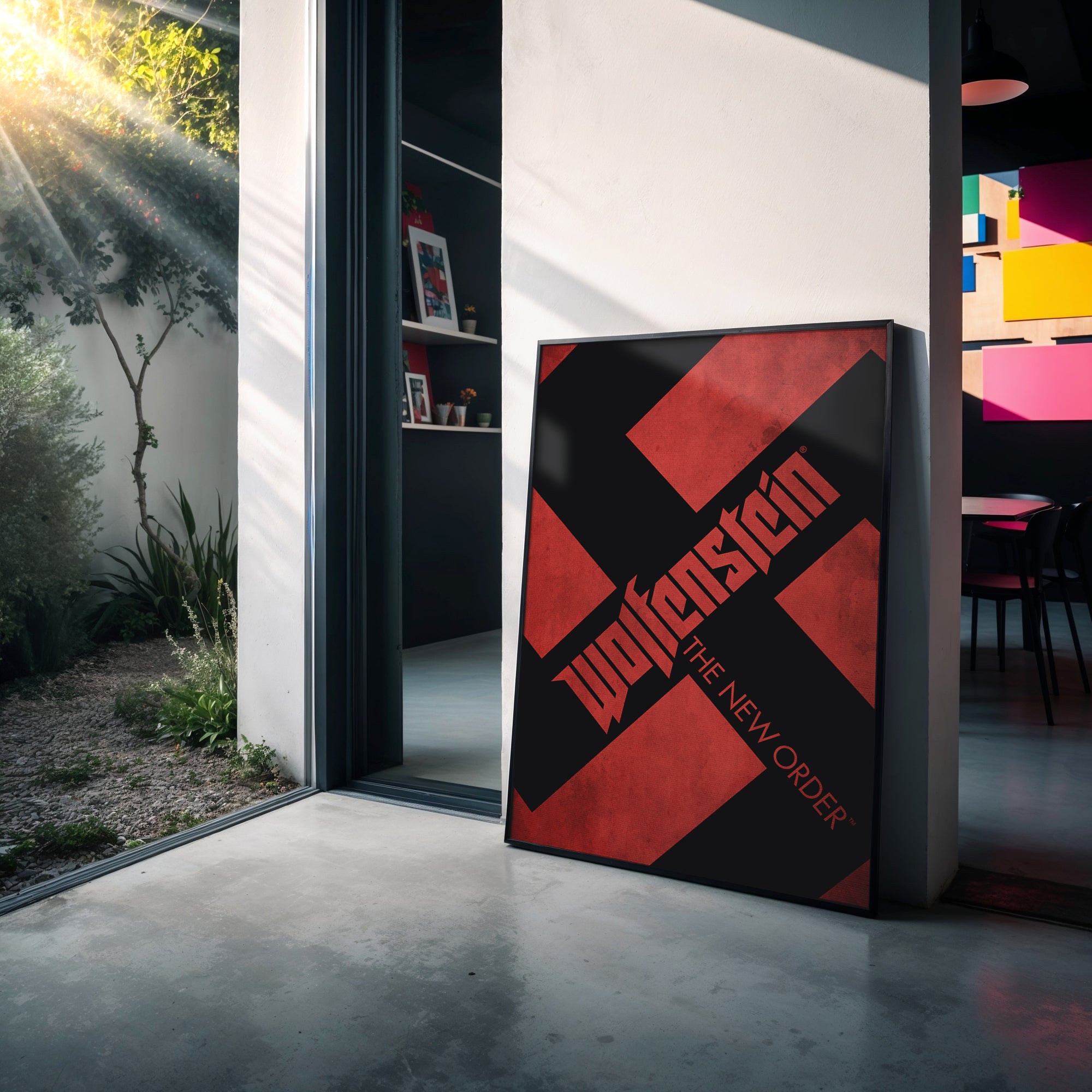 Wolfenstein The New Order Video Game Poster [Edward]