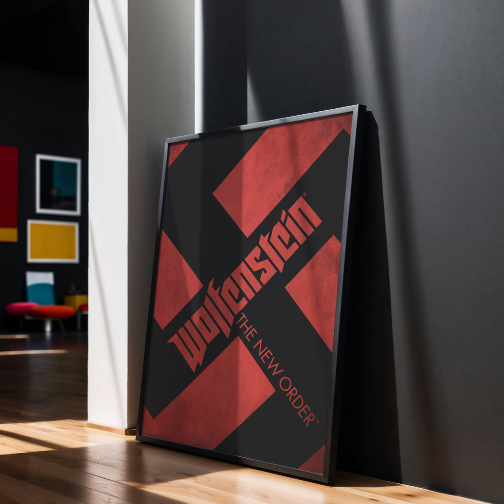 Wolfenstein The New Order Video Game Poster [Edward]