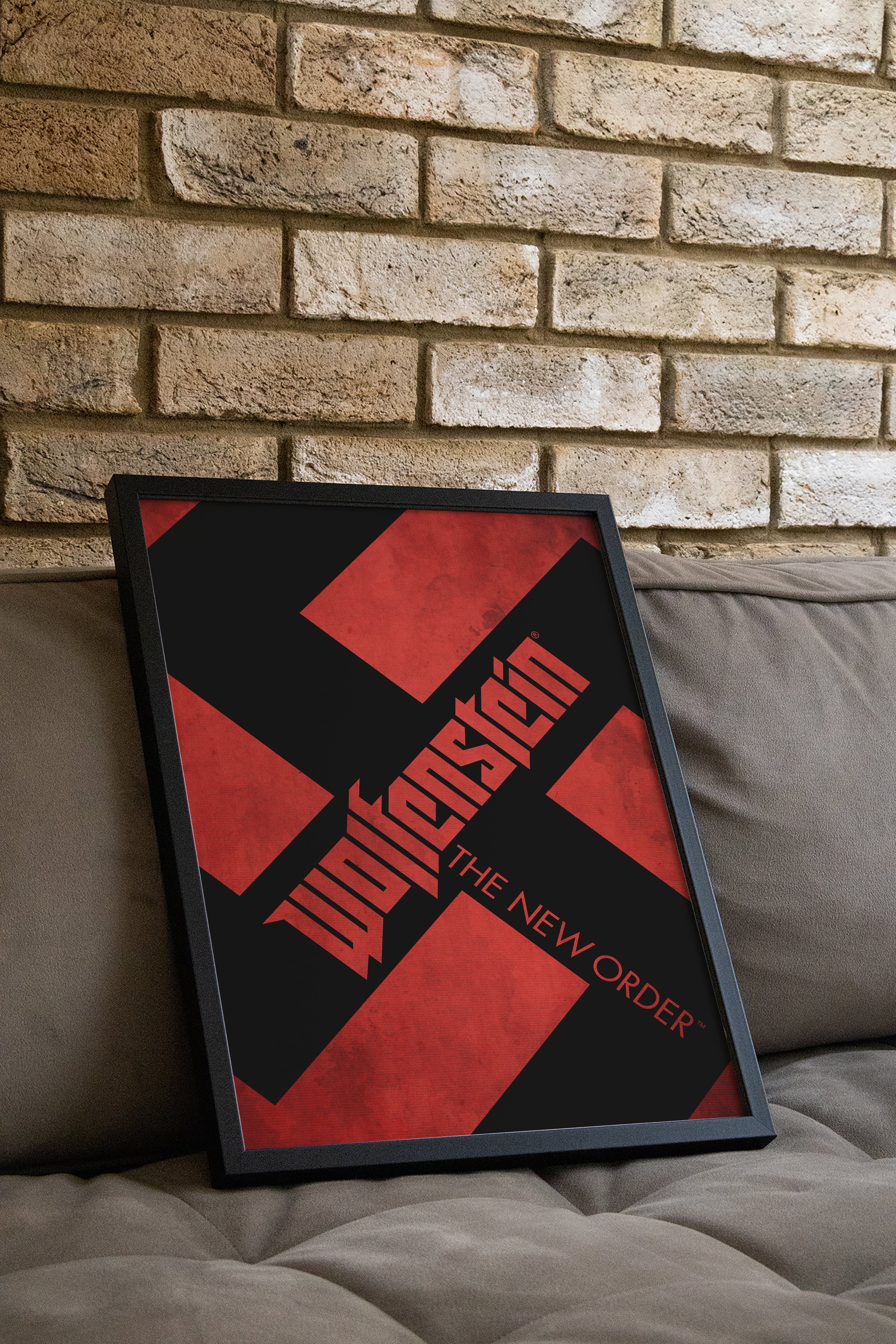 Wolfenstein The New Order Video Game Poster [Edward]