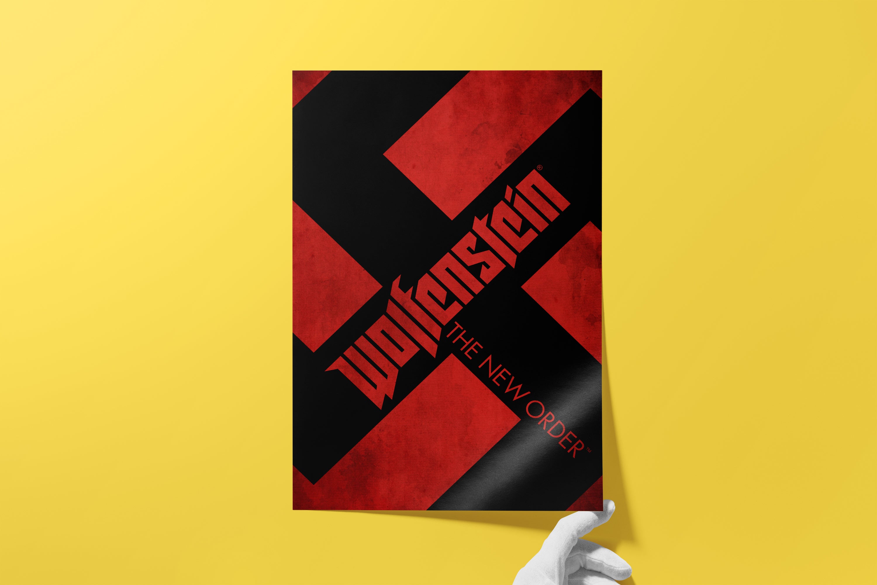 Wolfenstein The New Order Video Game Poster [Edward]